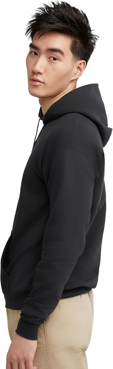 Men's EcoSmart Fleece Hoodie Sweatshirt - Image 3