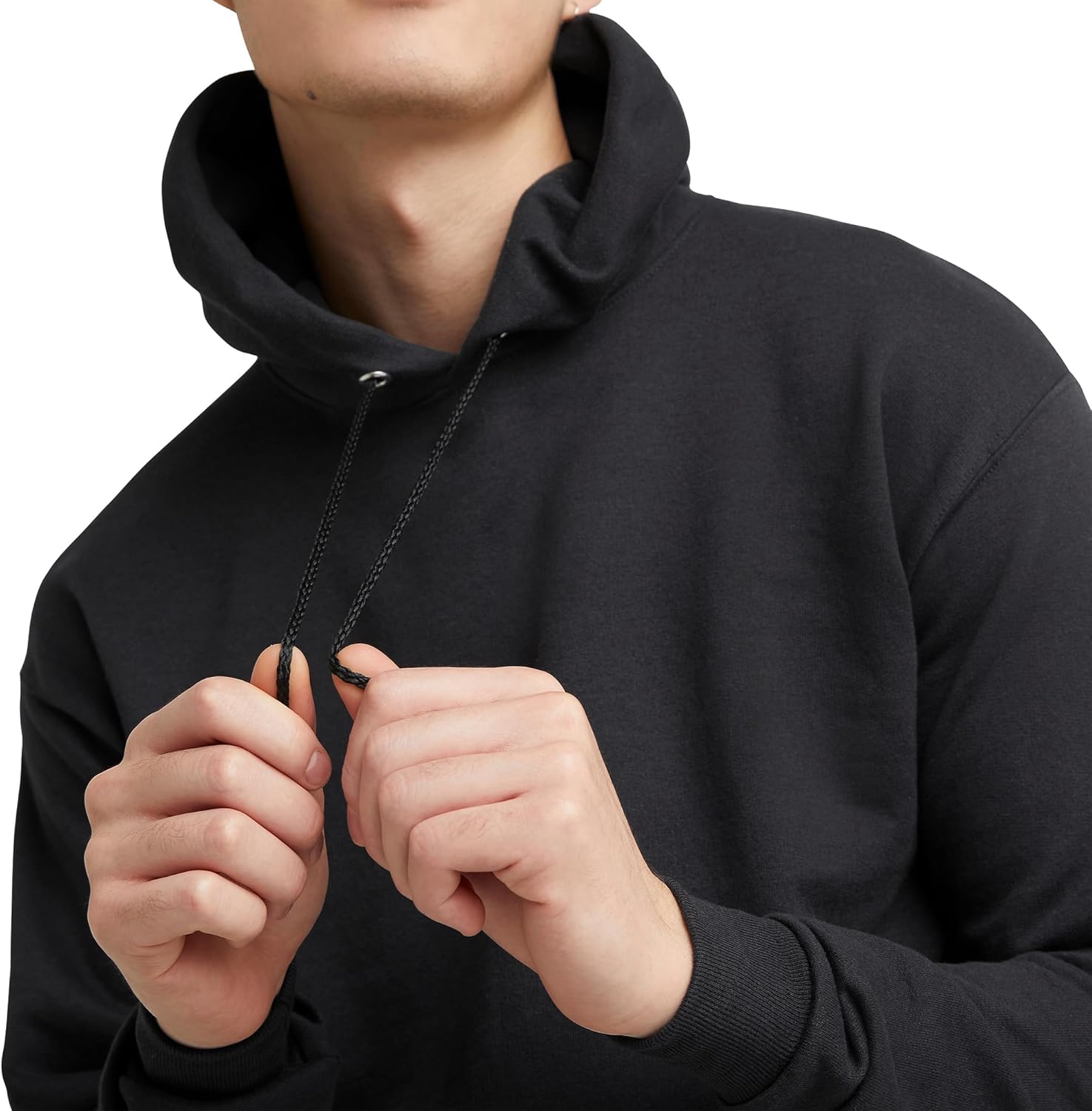 Men's EcoSmart Fleece Hoodie Sweatshirt - Image 5