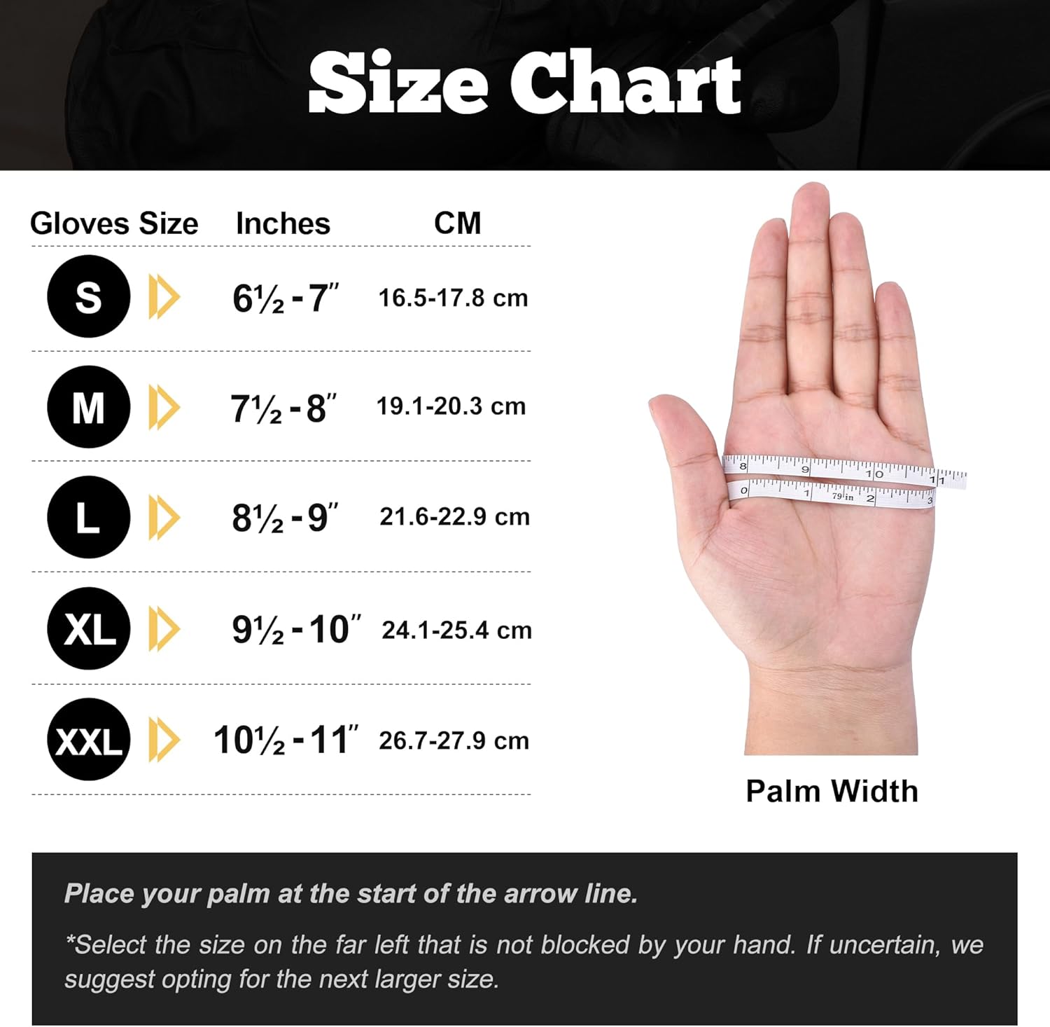 TitanFlex Heavy-Duty Black Disposable Nitrile Gloves, Box of 100, 6-mil, Fully Textured, Powder-Free, Latex-Free, Non-Sterile - Image 8