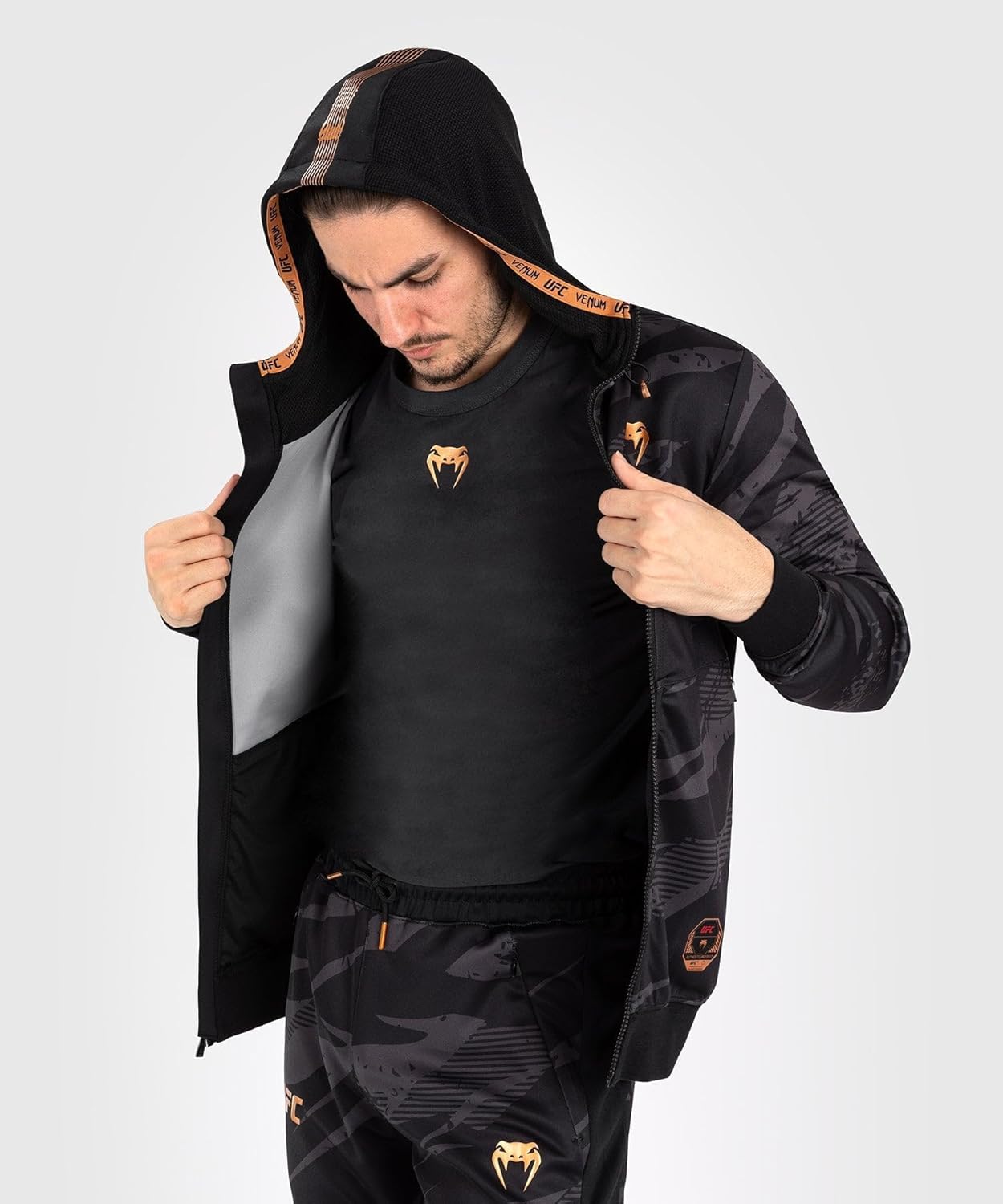 Men's UFC Adrenaline Fight Week Zip Hoodie - Image 3